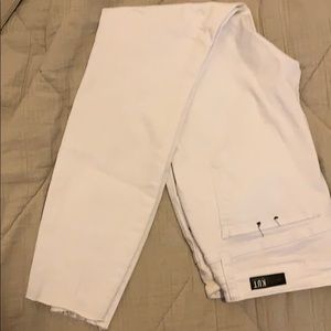 Kut From The Kloth White Jeans Raw Hem